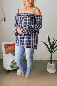Shoulders + Plaid