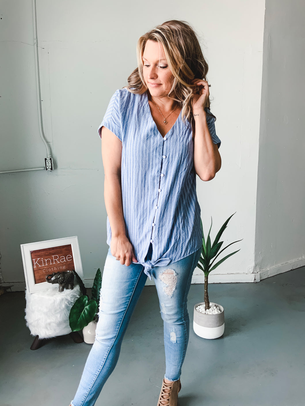 Striped Short Sleeve