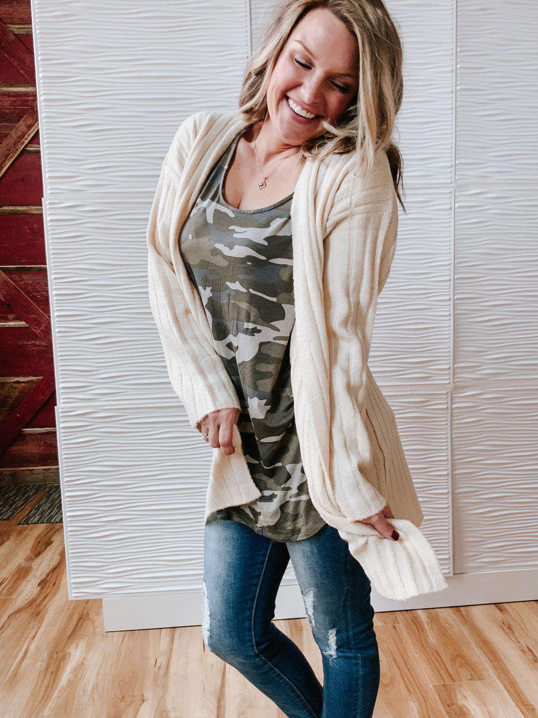 Ecru Cardi