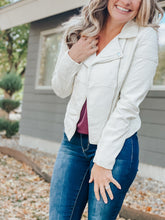 Load image into Gallery viewer, Spark a Feeling Faux Leather Jacket