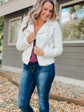Load image into Gallery viewer, Spark a Feeling Faux Leather Jacket